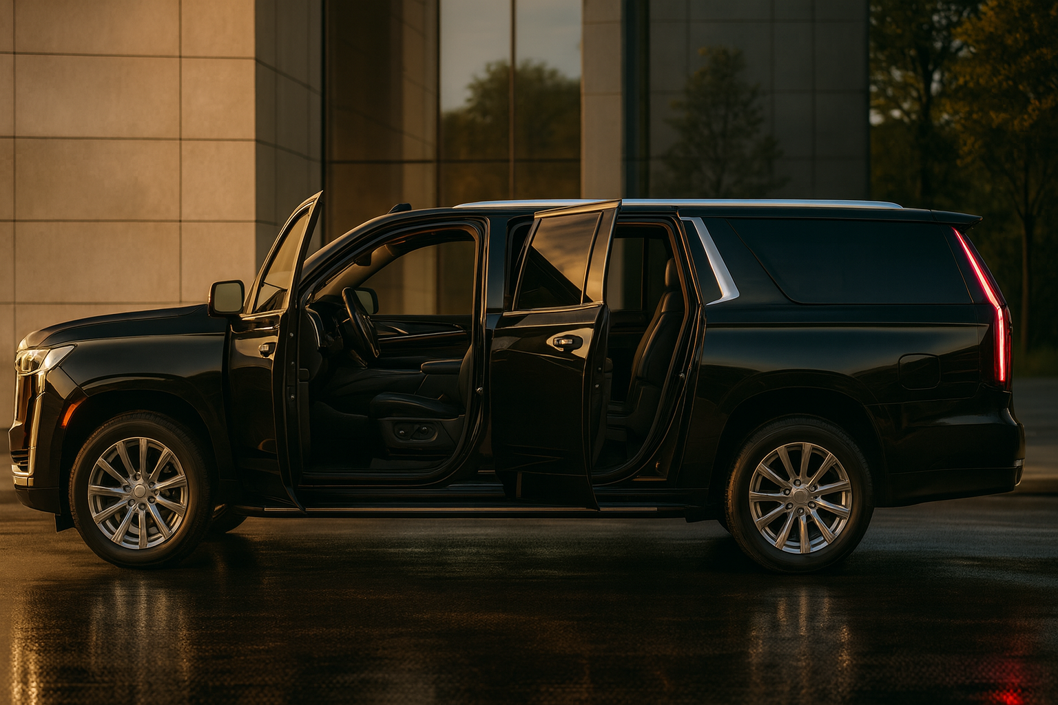 Armored Cadillac Escalade ESV - View 3